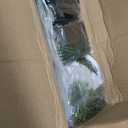 Cedar Christmas Garland with Lights for Mantle - 2 pack Decorations 6 ft Realistic Lighted Faux Pine Garlands for Xmas Home Decoration Indoor Stairs Railing Fireplace Outdoor Prelit Garland Door Decor