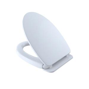 TOTO SoftClose Slow Close Elongated Toilet Seat and Lid, Cotton White