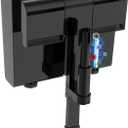 U-V Aquarium Filter for 20-50 Gallon Tank,Hang On Back Aquarium Filter Green Water Cleaning Machine,HOB Filter Ultra-Quiet Powerful Pump 170GPH for Fish Turtle Tank with Surface Skimmer