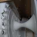 12-Inch Porcelain Round Cake Stand - White Dessert Stand for Wedding, Birthday Party