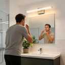 Bathroom Vanity Light, Bathroom Light Fixtures Over Mirror, LED 5500K Vanity Lights with 360Rotating Lamp Head, 24 Inch-5CCT