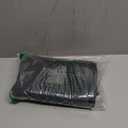 chakme Bathroom Rugs Mat 24x17, Ultra Thin Non Slip Bath Mat Small Quick Dry Absorbent Bath Mat for Bathroom Floor, (Black, 24"x17")