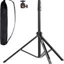 SMALLRIG RA-S200 Light Stand for Photography, 78.7" / 6.6ft / 200cm, Black, Aluminum Alloy, Supports up to 4kg, Compatible with Reflectors, Softboxes, Studio Lights, Umbrellas, Ring Light