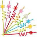 24 Reusable Snowflake Straws for Snowflake Winter Party Supplies Favors Wonderland Frozen Birthday - Christmas Gift with 2 Cleaning Brushes, Set Of 2