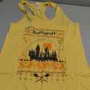 Harry Potter Warner Brothers and The Deathly Hallows Hufflepuff House Sweater Women's Fast Fashion Racerback Tank Top Banana Size L