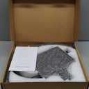 Half Moon LED Floor Light with Tool Tray for Lash Techs, Eyelash Extensions, Estheticians, Skincare, Nail Art, Tattoo Artists, Home & Office - Professional Shadow-Free Lamp | Dimmable (Black)