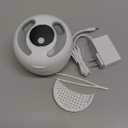 Upgraded Ultrasonic Retainer Cleaner Machine, 45kHz Ultrasonic Dentures Cleaner for Night Guards, Braces, Aligner, Toothbrush, Jewelry and More, 200ML Capacity, White