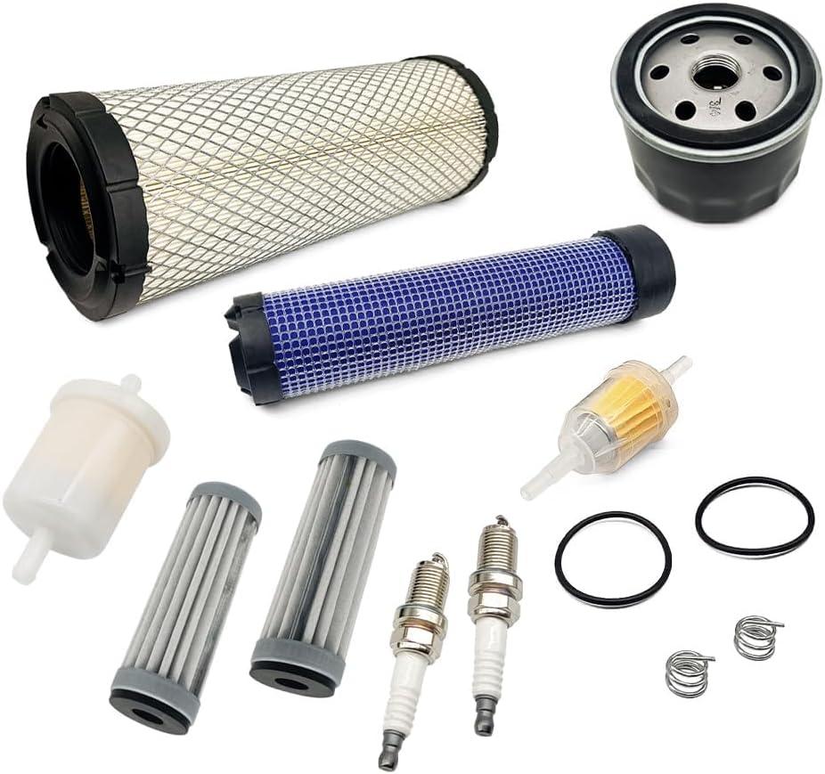 Z930M Maintenance Service Filter Compatible with John Deere Z915B Z915E Z710A Z720A Zero Turn Mower, Oil Change Filter Tune up Kit Include MIA881446 M131802 M131803 AM125424 AM116304 XC92YC