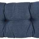 Klear Vu The Gripper Non-Slip Tufted Bench Cushion for Indoor Furniture, Assembled in USA, Entryway Storage, Bay Window, Corner Nook or Piano Seat, 30 Inches, Solid Indigo