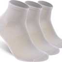RTZAT Men 90% Merino Wool Ankle Business Casual Moisture Wicking Arch Support Everyday Lightweight Thin Wool Socks, Beige, X-Large