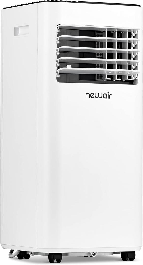 Newair 8,000 BTU Portable Air Conditioner (5,000 BTU DOE), Compact AC Design with Easy Setup Window Venting Kit, Self-Evaporative System, Quiet Operation, Dehumidifying Mode with Remote and Timer