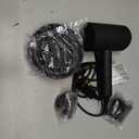 slopehill Professional Ionic Hair Dryer, Powerful 1800W Fast Drying Low Noise Blow Dryer with 2 Concentrator Nozzle 1 Diffuser Attachments for Home Salon Travel (Black)