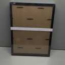 A PLUS MAX 15x20 Picture Frame Set of 3, Black Engineered Wood Frame for 15 x 20 Inch Picture Poster Photo, Light Weight 15 by 20 Frame with Wood-grain for Wall - 3 Pack/Black/15 x20