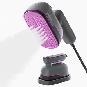 GREENYEE Steamer Iron for Clothes, Portable Travel Garment Steamer with 6 Smart Modes, Strong Penetrating Steam, 180° Rotatable Handle, 150ml Large Tank for Home and Travel