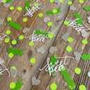 100PCS Sweet Pea Baby Shower Table Scatter,Green Happy Little Sweet Pe Decorations for Greenery Theme Birthday Party,Sweet Pea Decorations, One Sweet Pea Party