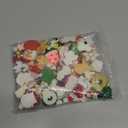 Sumind 70 Pcs Mini Christmas Ornaments for Mini Tree Decorations Resin Design with Small Santa Claus Snowman Reindeer Pendants Tree Ornaments Christmas Miniature Figurines for Holiday Hanging Decor