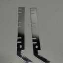 9" Double Crossbar Hanger Backdrop Hanger Crossbar Valance Hangers for Pipe and Drape Backdrop Stand Kit(9" Hanger, 2 Pack)
