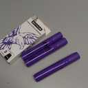 3 Pcs Purple Jumbo Permanent Markers: 15mm Wide Tip Thick Acrylic Paint Pen Large Calligraphy Marker for Rock Painting, Poster, Sign, Canvas, Glass, Wood, Ceramic