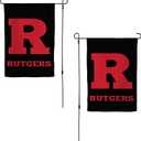 Desert Cactus Rutgers R Garden Flag  19 x 12 inch Rutgers Scarlet Knights Banner, For Outdoor Display and Events (Design C)