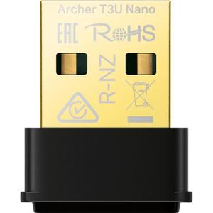 TP-Link Nano USB WiFi Adapter for PC(Archer T3U Nano)-AC1300 2.4G/5G Dual-Band Wireless Network Transceiver Adapter for Desktop PC, Travel Size, Supports Windows 11,10, 8.1, 8, 7 / up to Mac OS 10.15