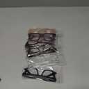 CCVOO 2.0 Stylish Reading Glasses for Women, Stylish Eyeglasses, Blue Light Readers for Women, Cheaters, (A7 Runway Rouge)