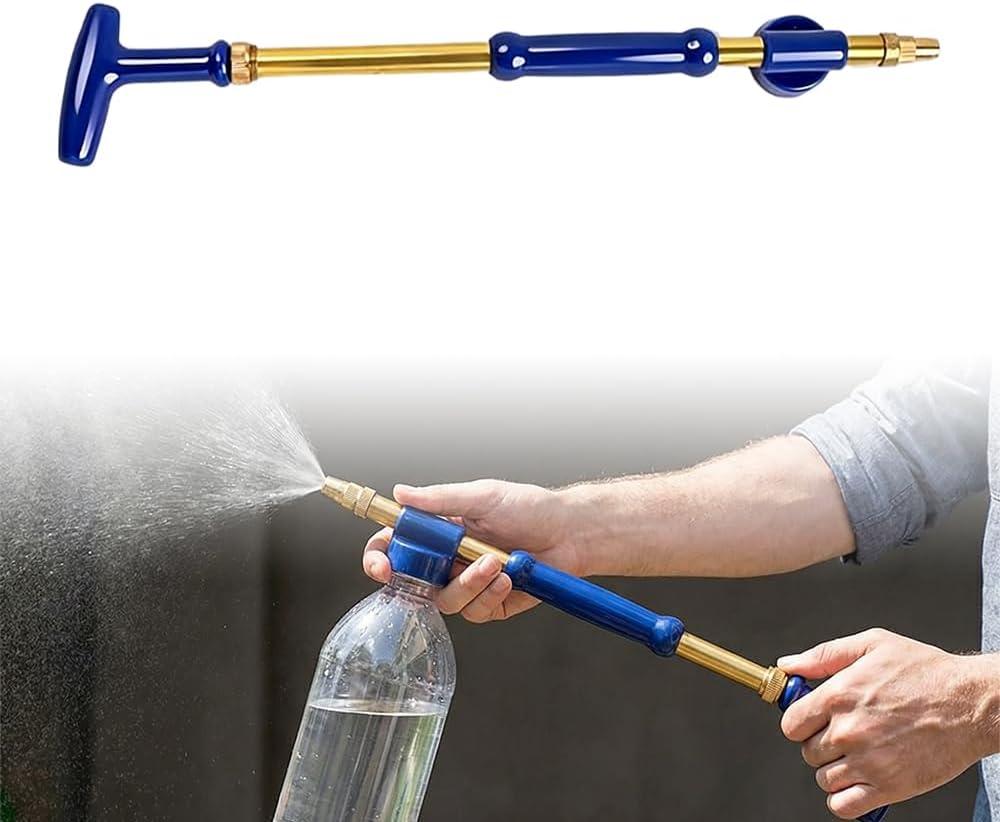 Jet Nozzle Power Washer for Garden Hose,Extendable Jet Nozzle Power Washer,2-in-1 High Pressure Washer Tool with Dual High-Pressure Nozzles and Hose Quick (Single)