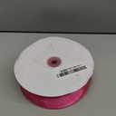 TONIFUL 1-1/2 Inch (40mm) x 100 Yard Shocking Pink Wide Satin Ribbon Solid Fabric Ribbon for Gift Wrapping Chair Sash Valentine's Day Wedding Birthday Party Decoration Hair Floral Craft Sewing