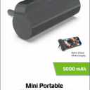 Mini Portable USB-C Power Bank 2 Phone Charges 5000 mAh