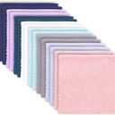 16 Pack Baby Washcloths burp cloths - 20" x 10" - Luxury Multicolor Coral Fleece - Extra Absorbent and Soft Wash Clothes for Newborns, Infants and Toddlers - Suitable for Sensitive Skin and New Born