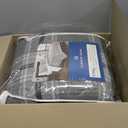 CANNON Cozy Teddy Grey Polyester 2-Piece Twin XL Comforter Set, Plaid, 100% Polyester, for Men and Women, Oeko-TEX Certified Confidence