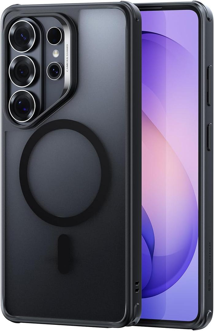 ESR for Samsung Galaxy S26 Ultra Phone Case, Compatible with MagSafe, Military-Grade Protection, Shockproof Magnetic Case for Samsung Galaxy S26 Ultra, Classic Hybrid Series, Frosted Black