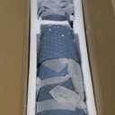 Plant Pots, 5 Inch Pots for Indoor Plants, Planters with Drainage Hole and Saucer, Ceramic Flower Pots Desktop Office Windowsill Decoration Gift Set of 4 - Sky Blue