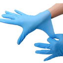 X-Large Blue Nitrile Exam Gloves, Package of 20, 10Pair Powder Free Single Use