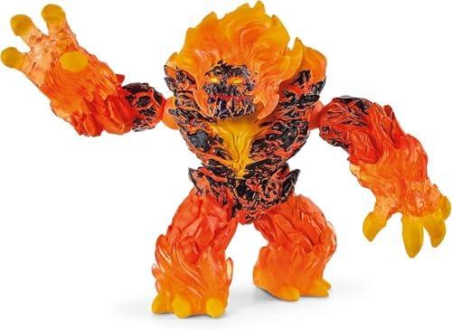Schleich Eldrador Creatures - Lava Smasher Toy with Movable Arms - Volcano Beast Action Figure with Rotating Body - Realistic 7” Fire Monster Figurine for Imaginative Play - Boys and Girls 7+ | 70145