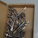 Truck Tire Valve Stems, TR545D 60 Degree Valve Stem Extension Adaptor Compatible with Alcoa 22.5in 24.5in Aluminum Wheels (Pack of 10)