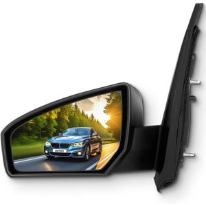 SCITOO Driver Side View Mirror Fit For Nissan Sentra 2007 2008 2009 2010 2011 2012 Non-Folding Power adjustment Black Left Outside Exterior Mirror NI1320167