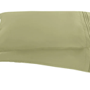 CGK Linen LUXURY PILLOWCASE SET. Elegant Comfort 1500 Thread Count Embroidered Egyptian Quality Luxurious Silky Soft Wrinkle & Fade Resistant 2-Piece Pillowcase, King, (Pack of 2)