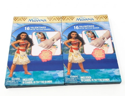 Exchange Cards Tattoo Arm Bands Moana 2 Pack