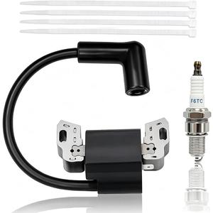 593872 595009 Ignition Coil for Briggs and Stratton Armature Magneto 450E 550E 550EX Engine Craftsman MTD Yard Machine Lawn Mower Parts 798534 799582 B&S 08P502 09P602 09P702 Coil with Spark Plug