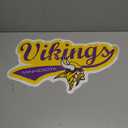 Rico Industries NFL Football Distressed Shape Cut Pennant - Home and Living Room Dcor - Soft Felt EZ to Hang