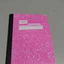Mead Composition Book, 1 Pack of Wide Ruled Composition Notebooks, Wide Rule paper, 100 sheets (200 Pages), Pink