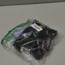 DF No Pull Step-in Martingale Dog Harness, Help Stop Pulling & Choking, Reflective & Adjustable, Front Clip Harness with Lift Handle, Tactical Silent Metal Buckle, Black, 3/4", Front Chest 10.2"-11.8"