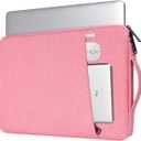 15.6 Inch Laptop Case Sleeve for Women, Waterproof Chromebook Bag for Lenovo ideaPad 3i/ideaPad 1, ASUS VivoBook Go, Dell Inspiron, Pink