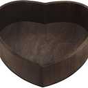 Heart Shaped Newborn Photography Props Baby Wood Photo Studio Posing Baby Photoshoot Posing Wooden Bed, Coffee