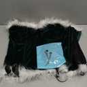 Haysandy 2 Pcs Sexy Christmas Santa Lingerie Costume Women Girls Claus Costume Dress for Xmas Outfits, Black Tights, Size large