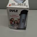 PYLE-PRO Portable Megaphone Speaker Siren Bullhorn - Compact and Battery Operated with 20 Watt Power, Microphone, 2 Modes, PA Sound and Foldable Handle for Cheerleading & Police Use-PMP23SL (Silver)