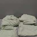 Queen Size 4 Piece Sheet Set - Comfy Breathable & Cooling Bed Sheets Set - Hotel Luxury Bedding for Women, Men, Kids, Teens, Boys & Girls - Deep Pockets and Wrinkle Free - Oeko-Tex - Light Sage Green