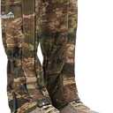 HiGaits Leg Gaiters for Men and Women Waterproof Adjustable Gators for Hiking Boots in Climbing Hunting Trekking & Fishing Snow Gaiters (Camo L)