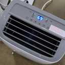 BLACK+DECKER Portable Air Conditioner, 8,000 BTU (3,950 BTU SACC) for Rooms up to 400 Sq. Ft., Portable AC with Follow Me Remote Control and Window Kit, BPACT08WT, White