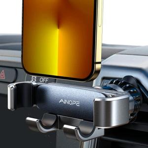 AINOPE Car Phone Holders for Your Car [Ultra Convenient] Air Vent Phone Mount [Thick Cases Friendly] Cell Phone Holder Car Accessories for Women Men for iPhone 16 Pro Max 15 Samsung S25 Ultra Black